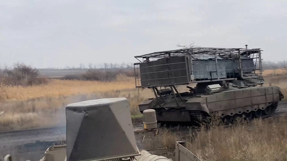 Предположительно, работа ТОС-3 «Дракон». Фото © Telegram / Военный осведомитель