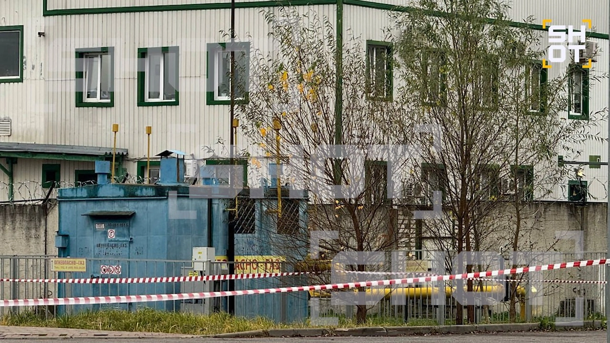 СВУ обнаружили на газовой трубе рядом с подстанцией «Медведковская». Фото © SHOT