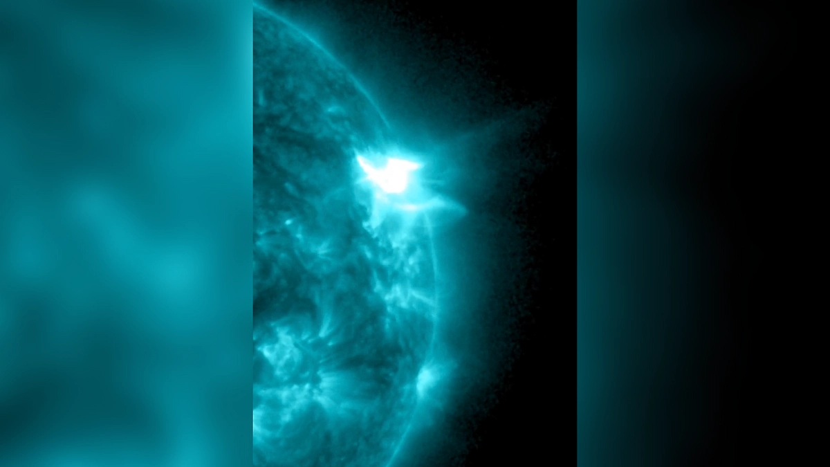 Вспышка балла Х вновь произошла на Солнце и попала на видео