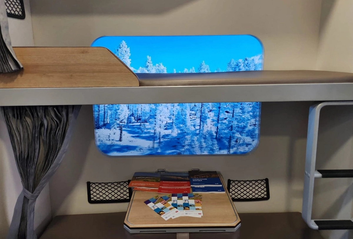 Макет вагона. Фото © пресс-служба РЖД