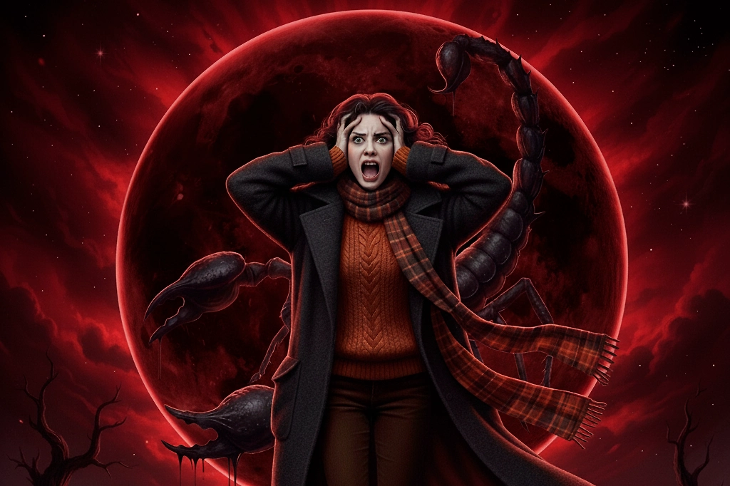 Новолуние в ноябре 2025: чего ждать от Скорпиона 20 ноября. Обложка © Коллаж © Life.ru. Фото © Gemini Nano Banana