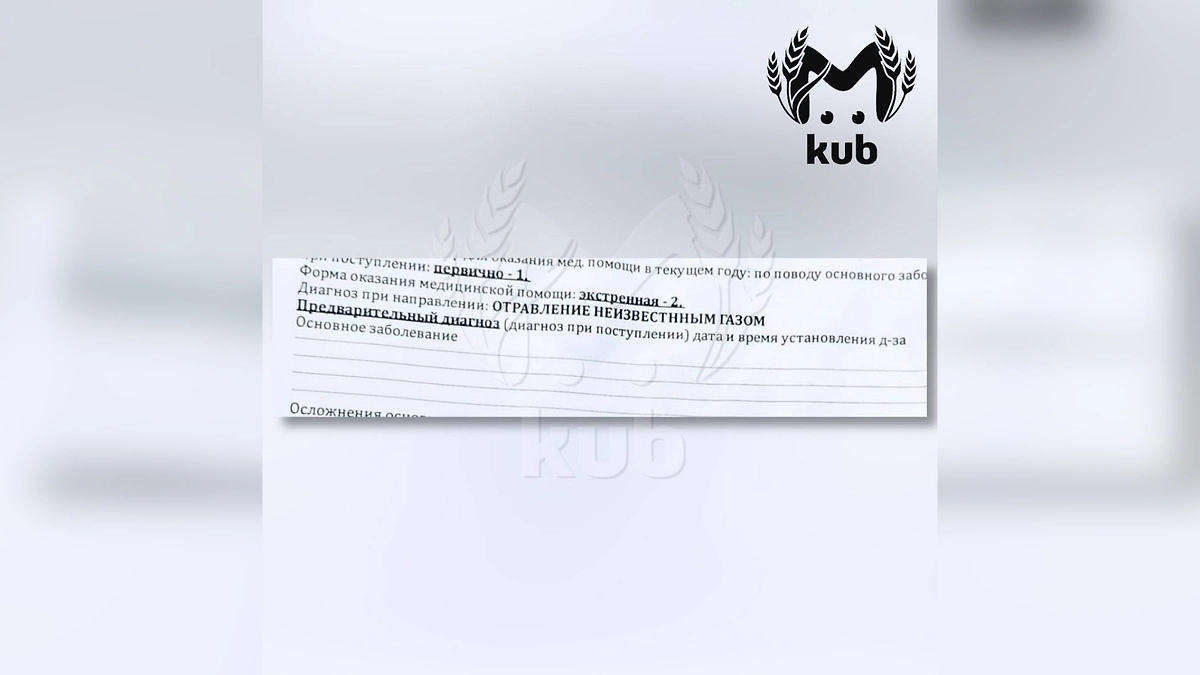 Ученики попали в больницу с отравлением неизвестным газом после урока в школе Краснодара. Обложка © Telegram / Kub Mash