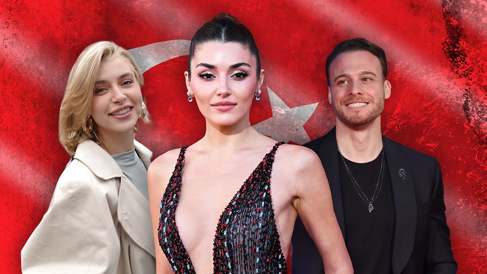 Ханде Эрчел — кто «постучался в дверь» турецкой красавицы. Коллаж © Life.ru. Фото © ТАСС / ZUMA / Simone Comi, © Instagram (признан экстремистской организацией и запрещён на территории Российской Федерации) / gamze_ercel