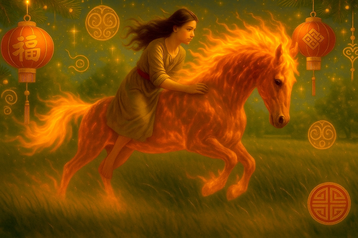 Гороскоп Дева 2026 на год Красной Огненной Лошади. Фото © ChatGPT