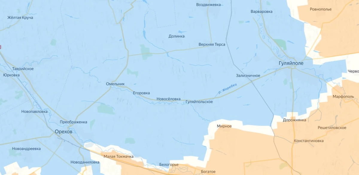 Гуляйполе, Запорожская область: на карте, последние новости, положение ВСУ, значение для СВО