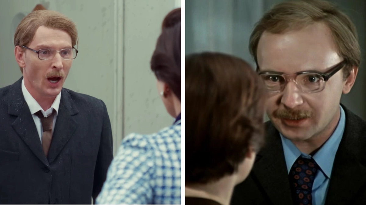 Фото © YouTube / Central Partnership, © Кадр из фильма «Служебный роман», режиссёр Эльдар Рязанов, сценаристы Эмиль Брагинский, Эльдар Рязанов / Kinopoisk