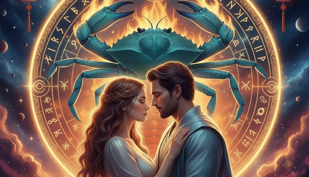 Гороскоп на 2026 Рак женщина. Фото © Nano Banana AI