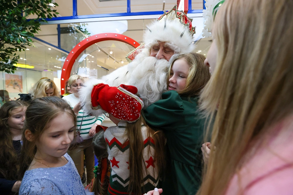 Новый год 2026 в Великом Устюге. Фото © ТАСС / Артём Геодакян