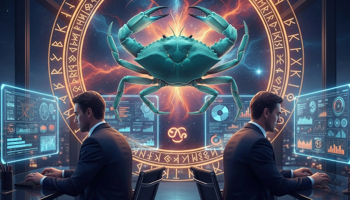 Гороскоп на 2026 Рак мужчина. Фото © Nano Banana AI