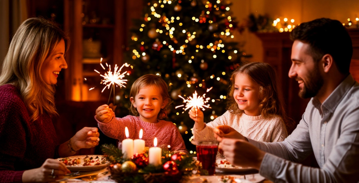 Где встретить Новый год с детьми — топ идей. Обложка © «Шедеврум»