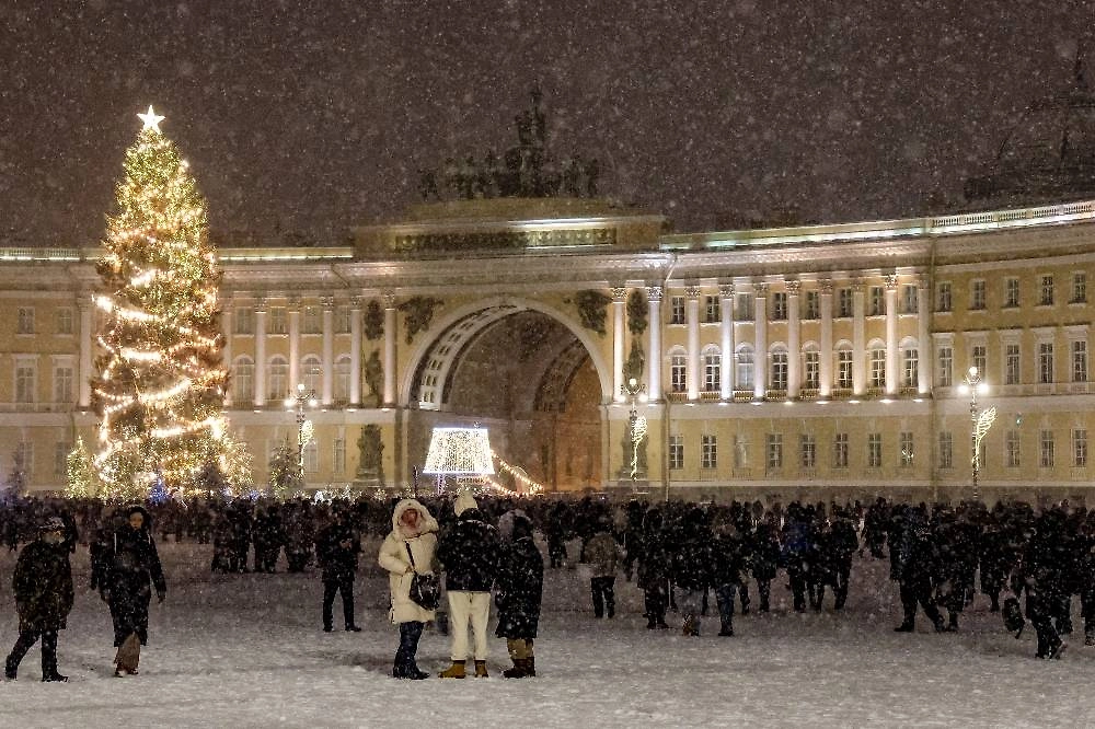Новый год 2026 в Санкт-Петербурге. Фото © ТАСС / Александр Демьянчук