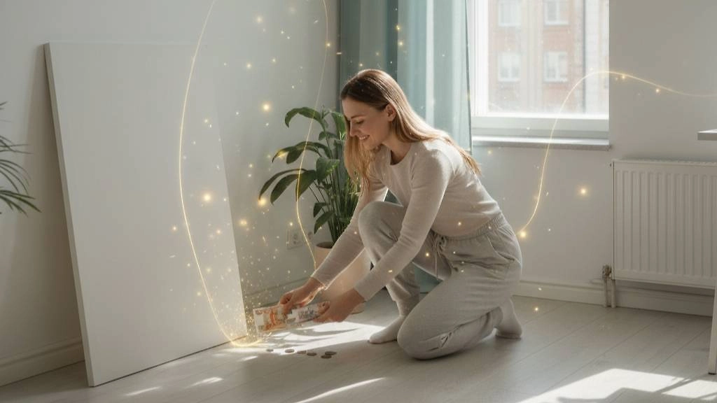 Важная народная примета декабря на финансовое благополучие — разложить по дому деньги. Фото © Nano Banana AI