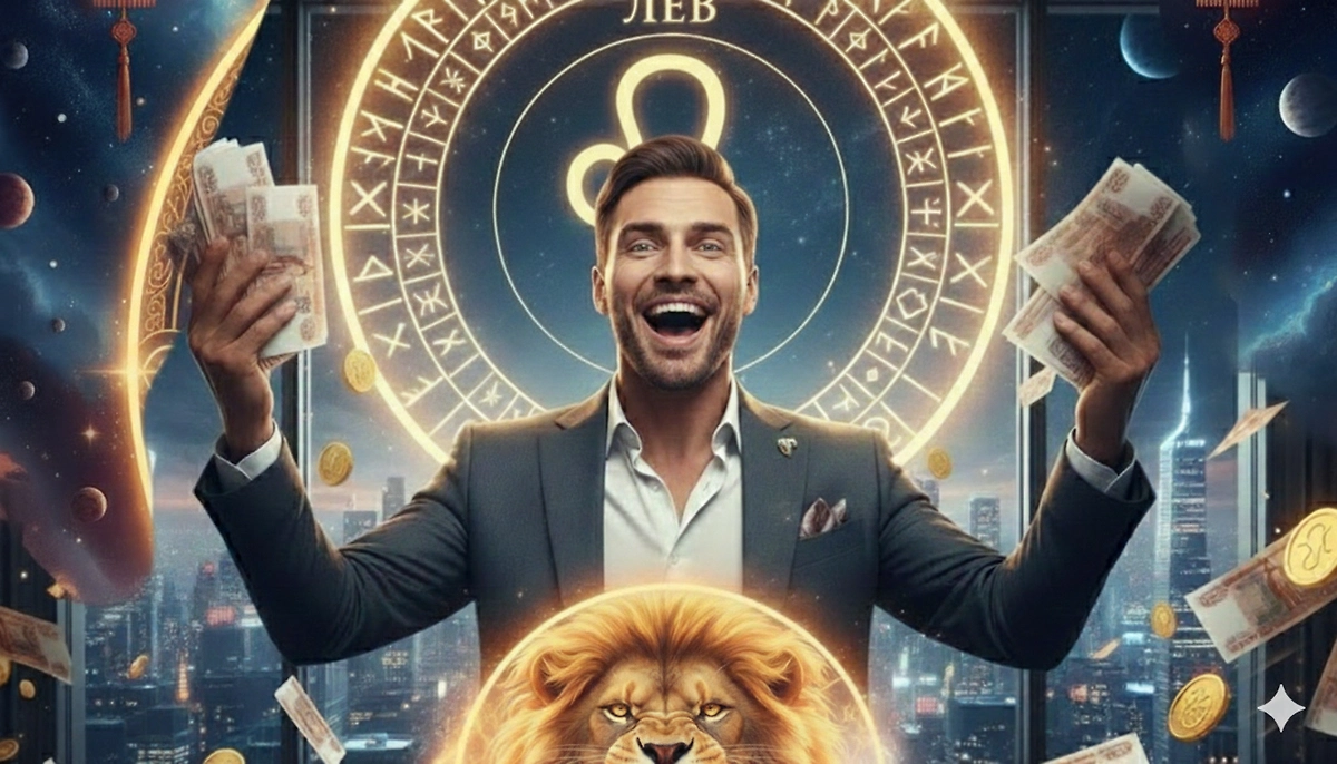 Гороскоп Лев-мужчина на 2026 год Лошади. Фото © Nano Banana AI