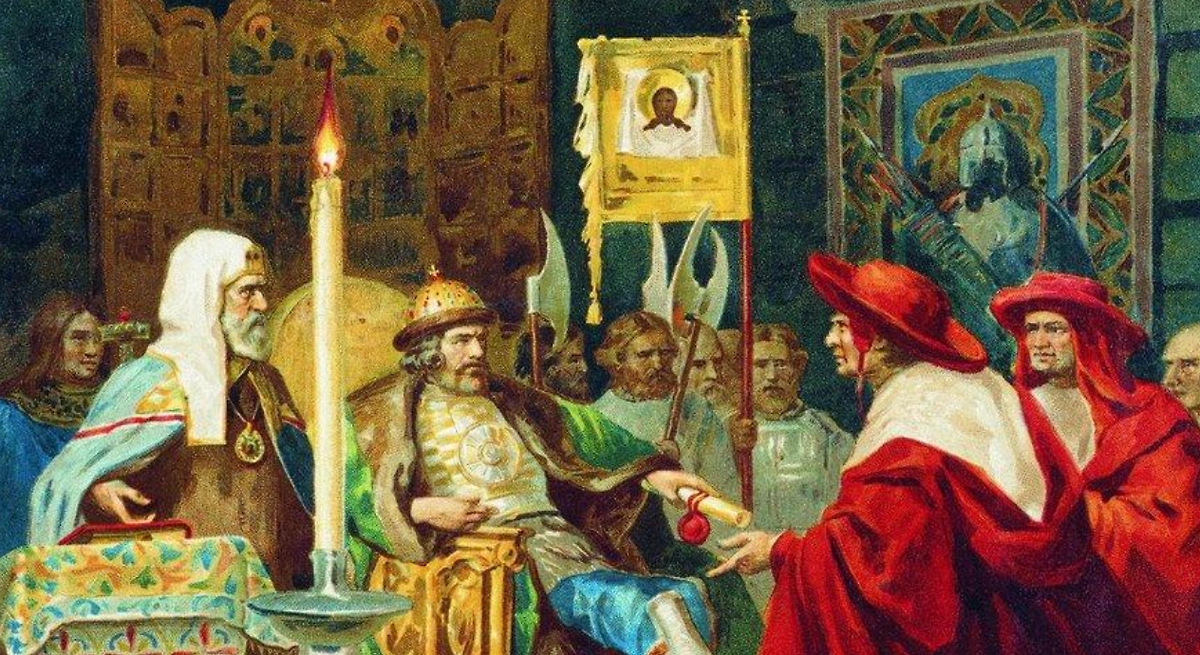 Молитвы святому Александру Невскому: как сделать их ещё сильнее и как правильно читать священные тексты. Генрих Семирадский. «Князь Александр Невский принимает папских легатов», 1876 Фото © Wikipedia / Генрих Ипполитович Семирадский