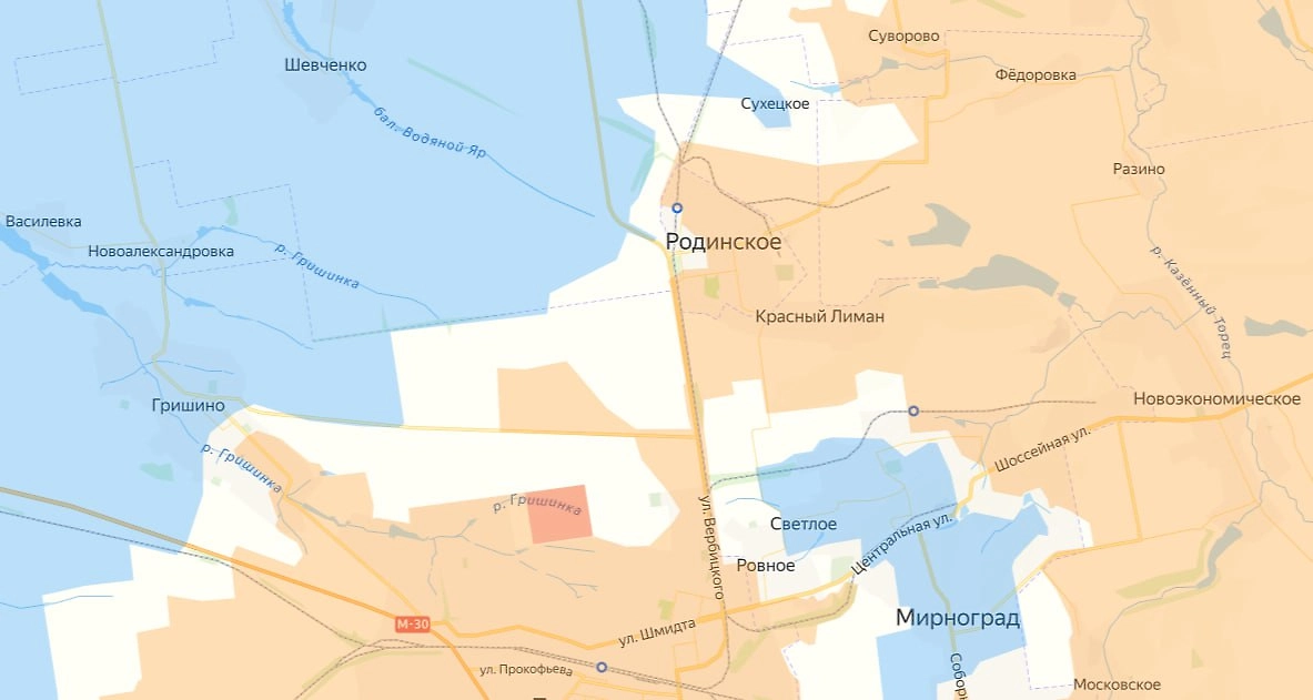 Карта СВО на 7 декабря 2025 года. Фото © divgen.ru