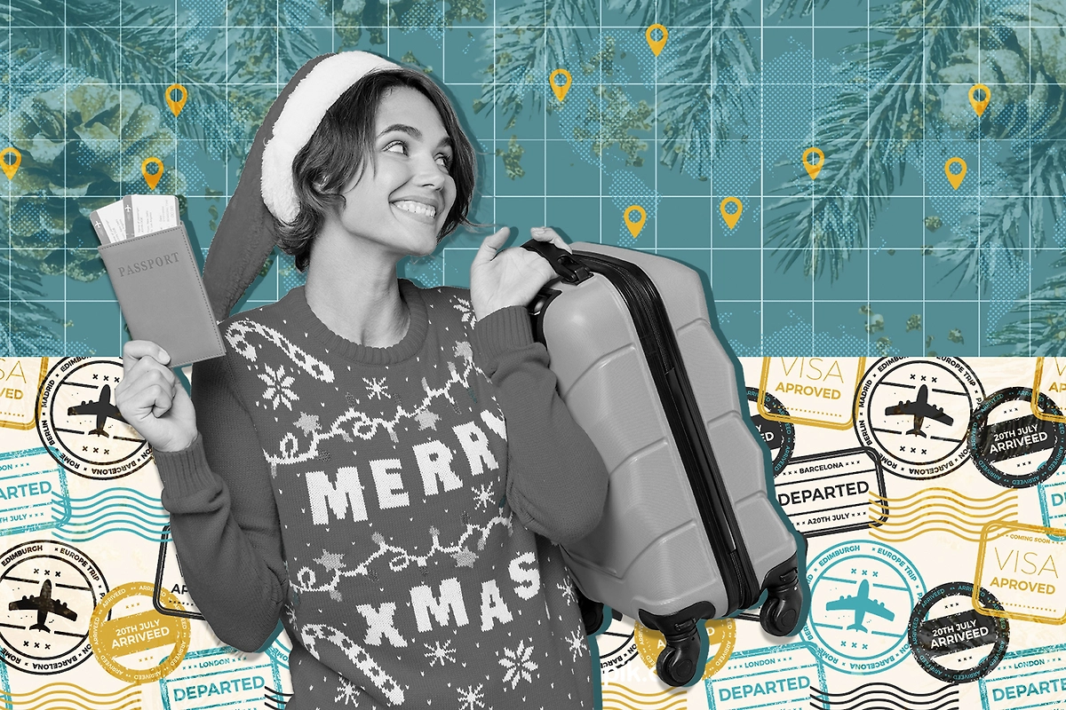 Экономим на авиабилетах в Новый год! Это должно быть увлекательно и необычно. Перелёты всегда стоили дорого. Коллаж © Life.ru. Обложка © Freepik, © Shutterstock / FOTODOM / ViDI Studio, © Freepik / xadartstudio