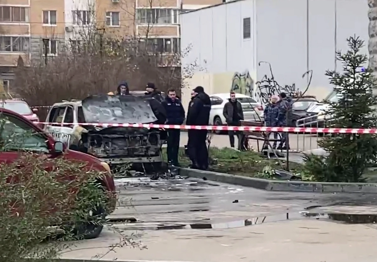 Стало известно, кому принадлежит сгоревший в Новой Москве автомобиль