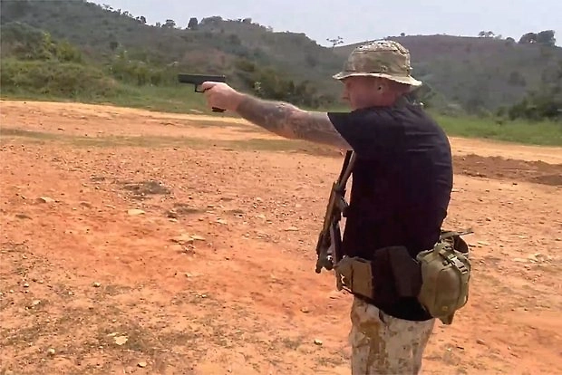 Кадр с лишившимся руки и ног новым главой ЧВК «Вагнер» Подольским. Фото © Telegram / ТАСС / Михаил Скуратов