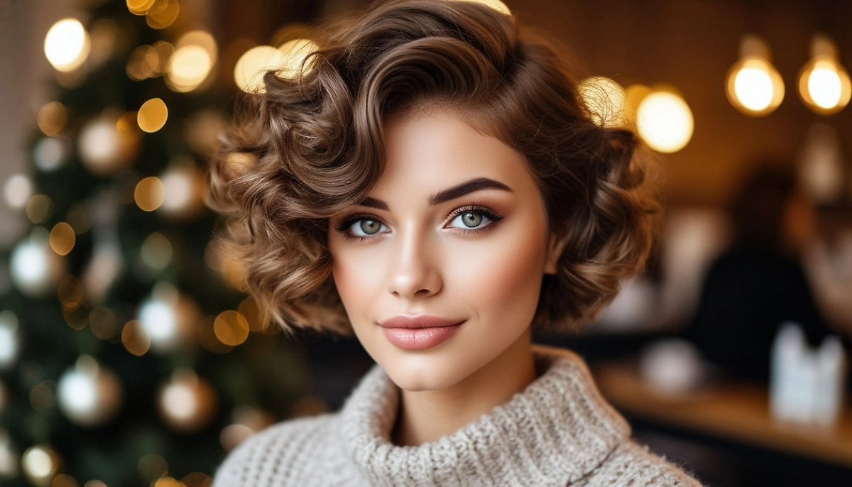 Стрижки к Новому году – 2026: что будет в моде весь сезон. Фото © «Шедеврум»