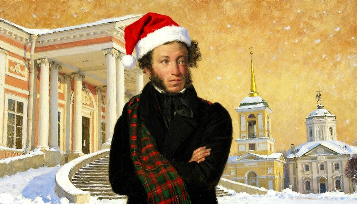 Маршрут по местам русского дворянства XIX века на новогодние каникулы 2026. Обложка © Shutterstock / FOTODOM / Lucertolone/ Портрет А. С. Пушкина. Художник О. А. Кипренский. 1827 год / Коллаж  © Gemini 2.5 Flash Image (Nano Banana) / Life.ru (http://life.ru/)