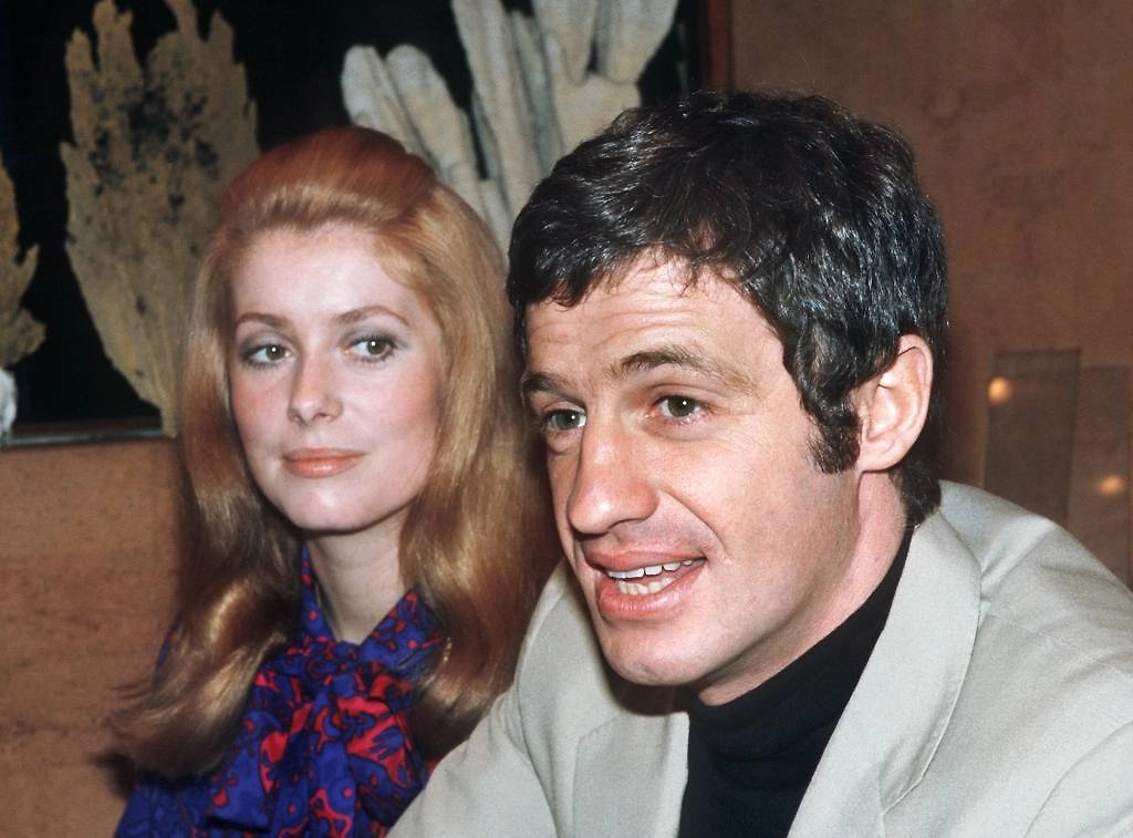 Французский актёр Жан-Поль Бельмондо и актриса Катрин Денёв. Фото © ТАСС / DPA / PHOTO