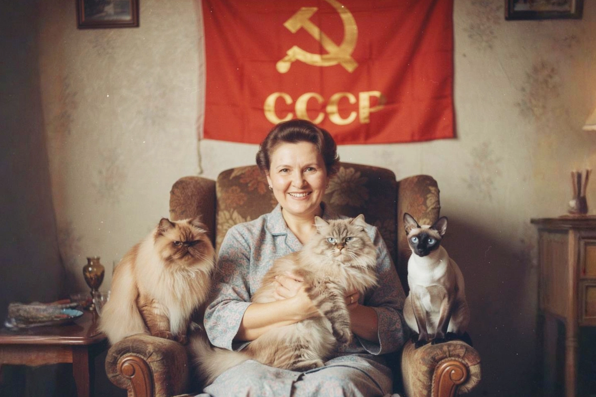 Какие породы кошек водились в СССР и были там невероятно популярными? Обложка © Коллаж © Life.ru, фото © ChatGPT