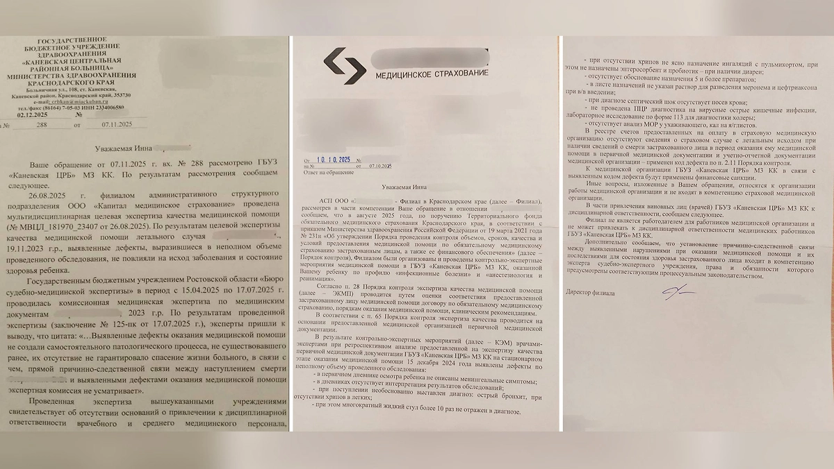 В Краснодарском крае ребёнок мог умереть после долгого ожидания помощи в клинике. Фото © Telegram / Кровавая барыня