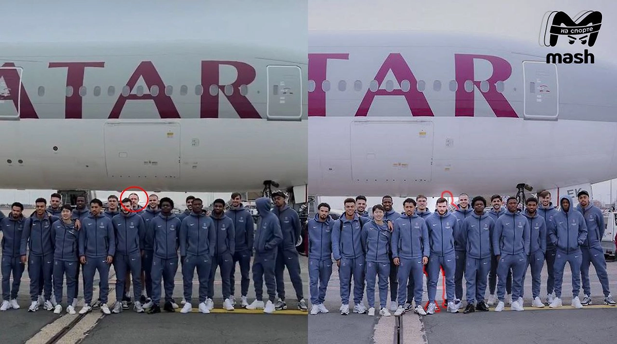 Сафонова убрали с командного фото ПСЖ. Фото © Telegram / Mash на спорте