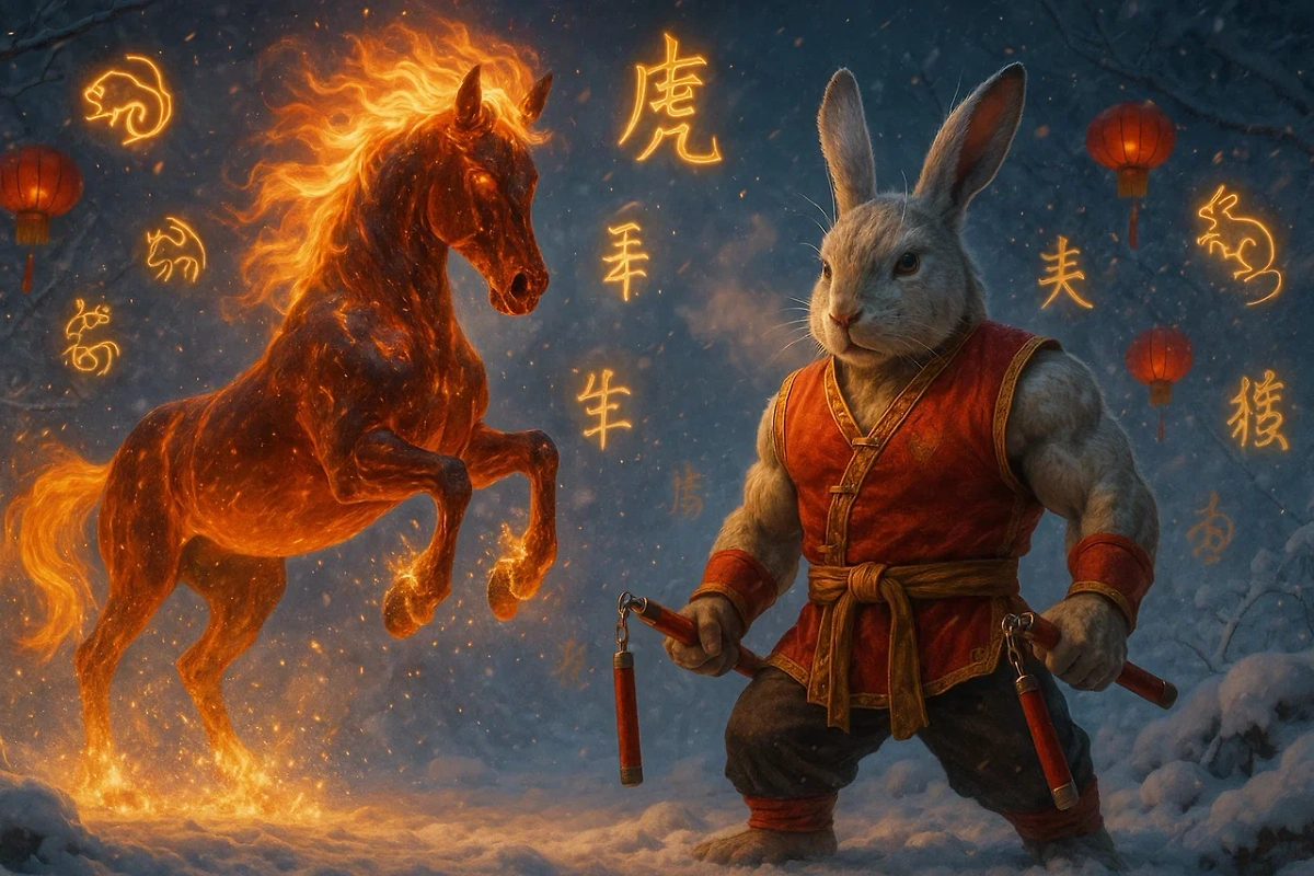 Китайский гороскоп 2026: чего ждать рождённым в год Кролика. Фото ©&nbsp;Chat GPT