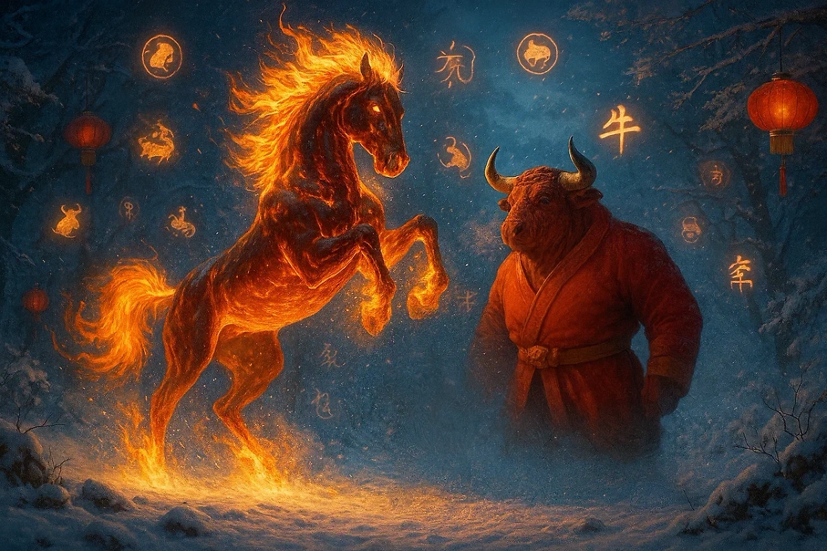 Китайский гороскоп 2026: чего ждать рождённым в год Быка. Фото ©&nbsp;Chat GPT