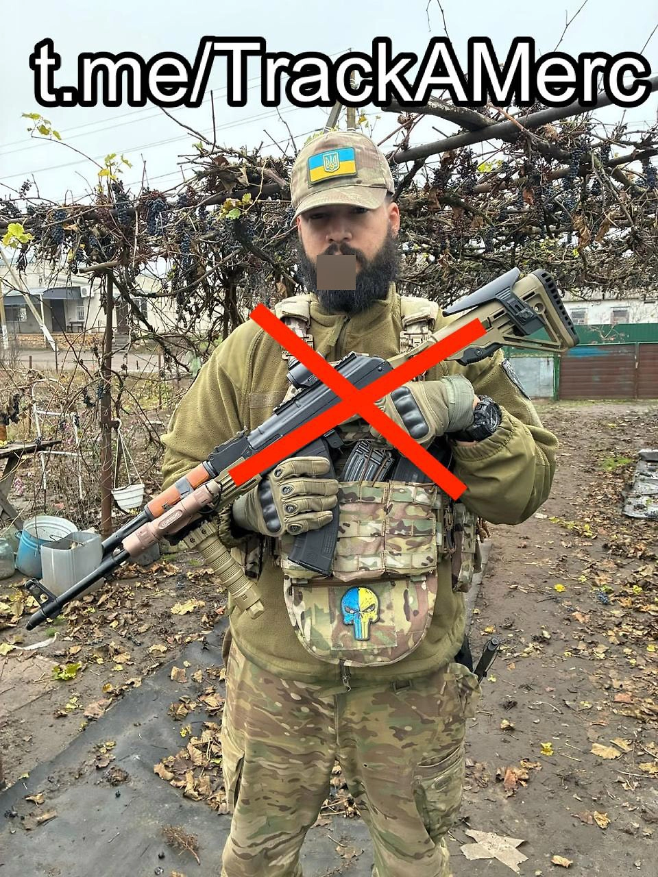 Луис Фелипе Виейра Толедо Порту носил позывной Рекс. Фото © Telegram / TrackANaziMerc