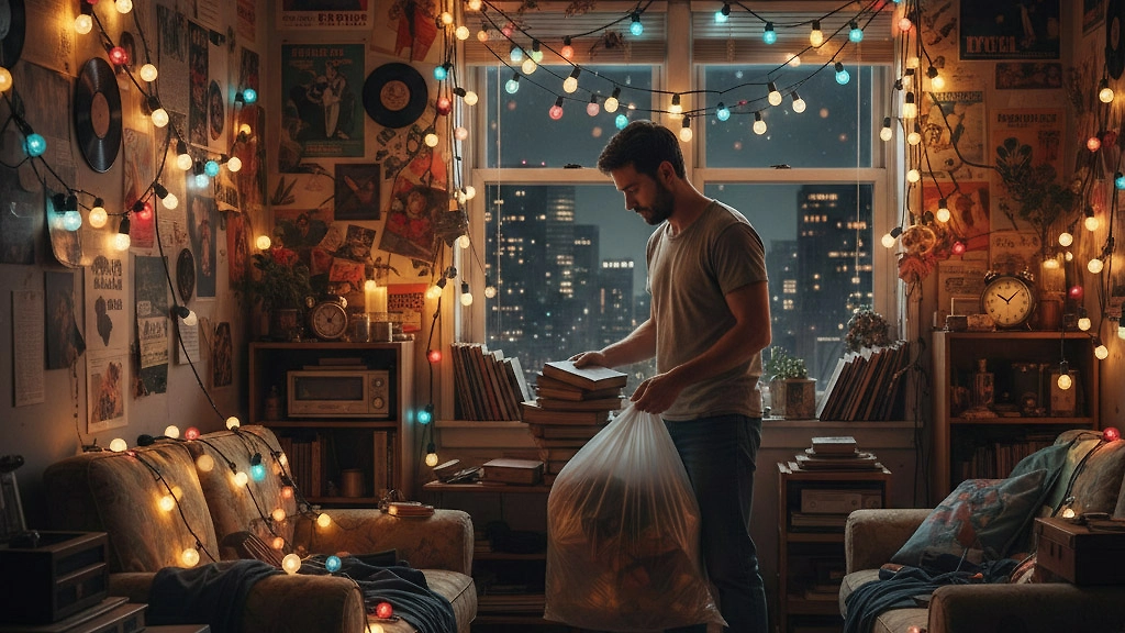 Избавление от хлама в квартире: пошаговая инструкция для всех. Фото © Nano Banana