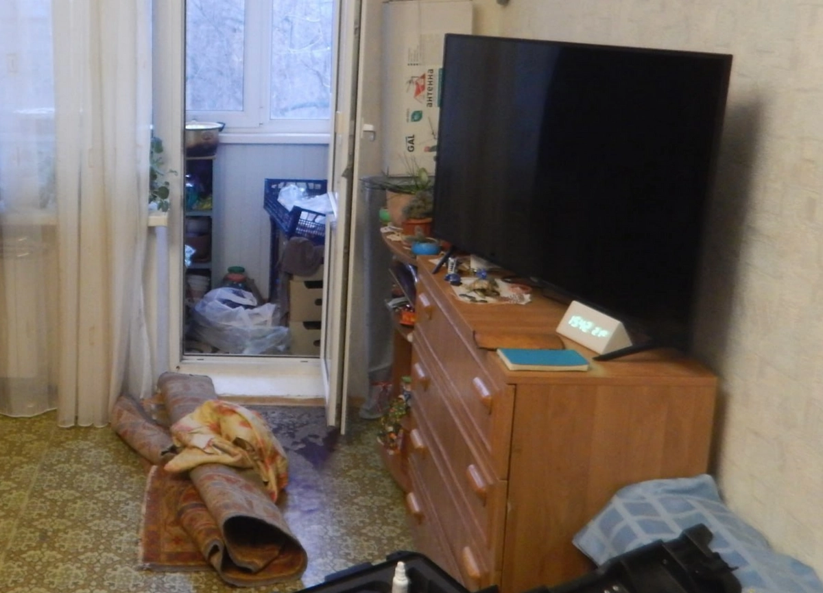 Место трагедии. Фото © Telegram / ГУ МВД России по Волгоградской области