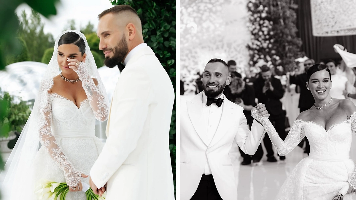 В 2025 году шикарную свадьбу сыграли телеведущая Ксения Бородина и блогер Николай Сердюков. Фото © Instagram (признан экстремистской организацией и запрещён на территории Российской Федерации) / borodylia