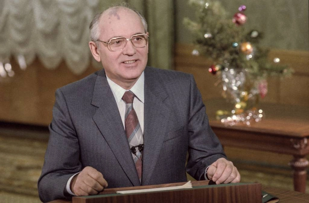 Горбачёв и Рейган обменялись новогодними поздравлениями в 1987 году. Фото © ТАСС / Юрий Лизунов, Александр Чумичев