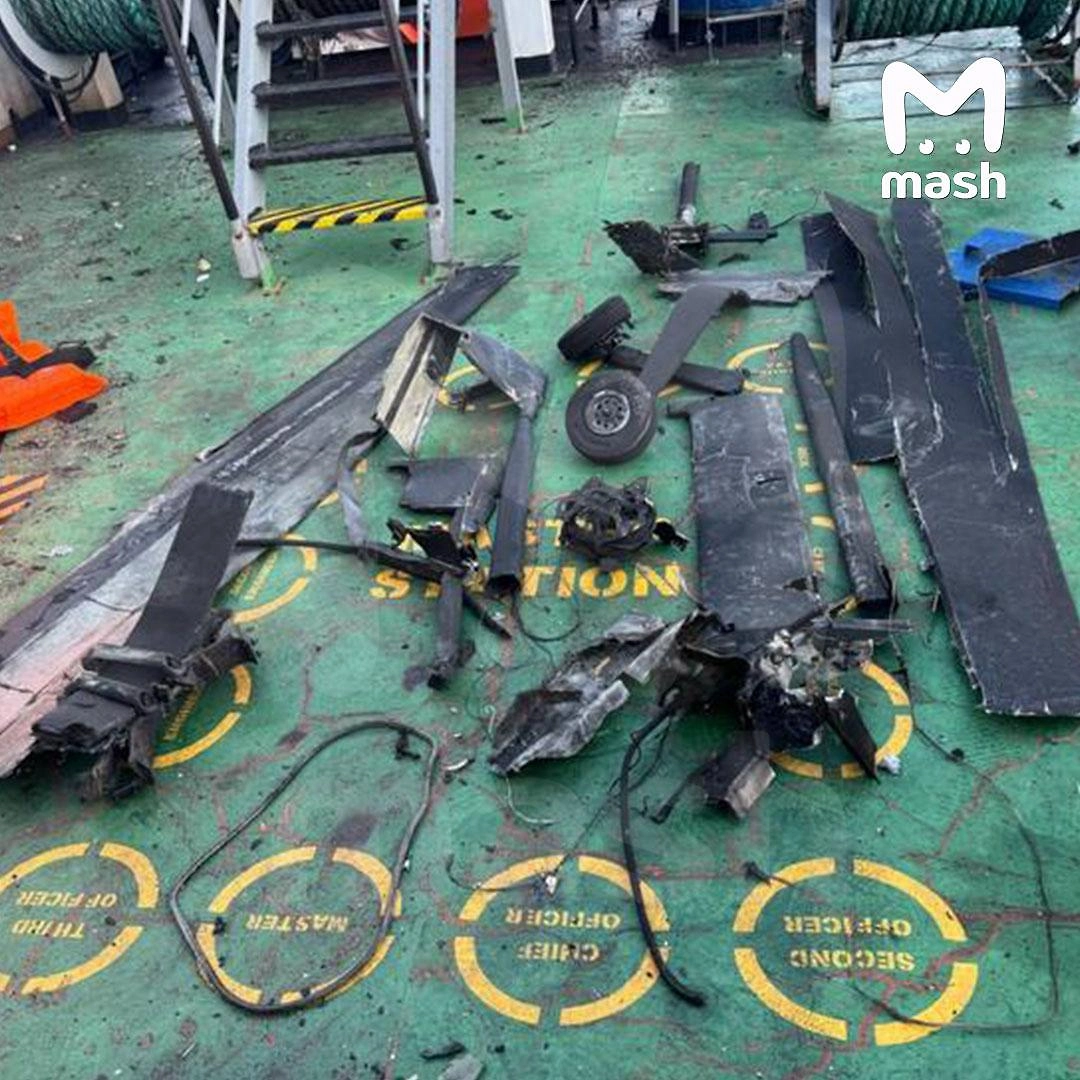 Последствия атаки ВСУ на танкер. Фото © Telegram / Mash