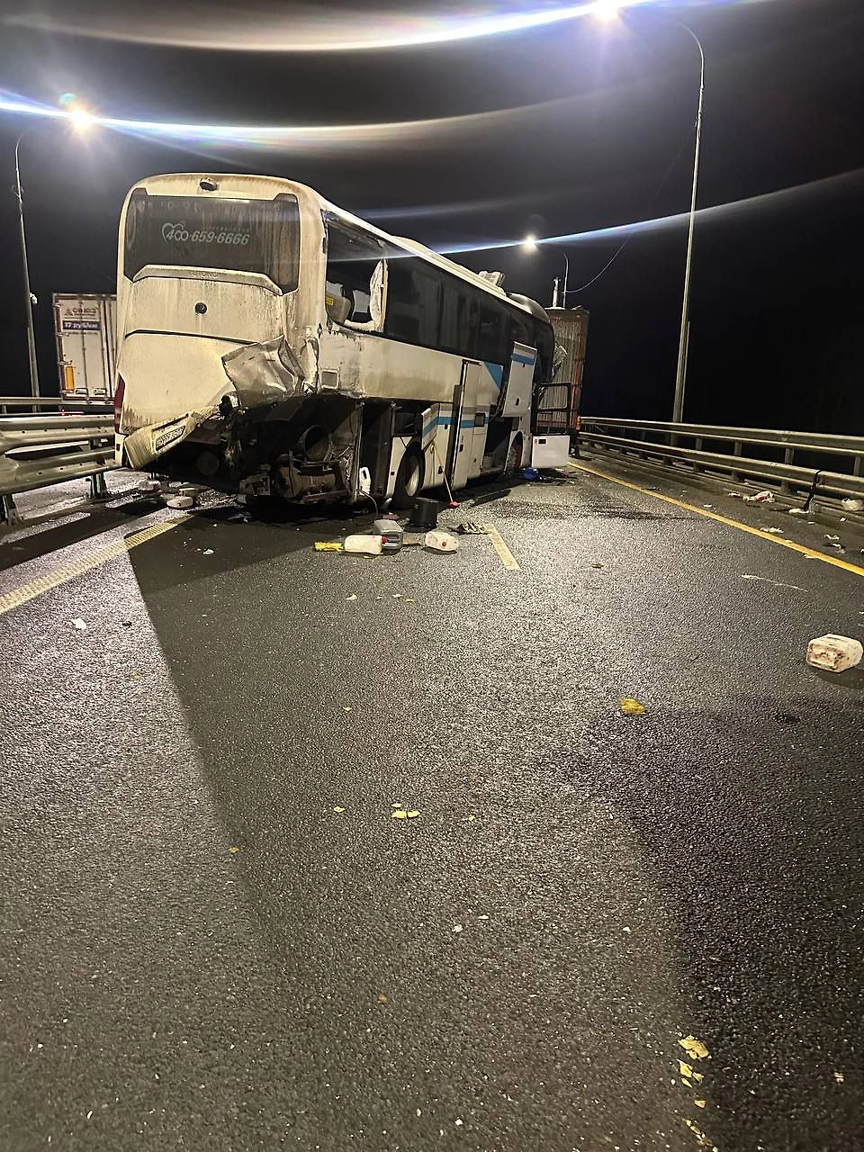 Кадры с места ДТП в Арзамасской районе. Фото © Telegram / Госавтоинспекция Нижегородской области