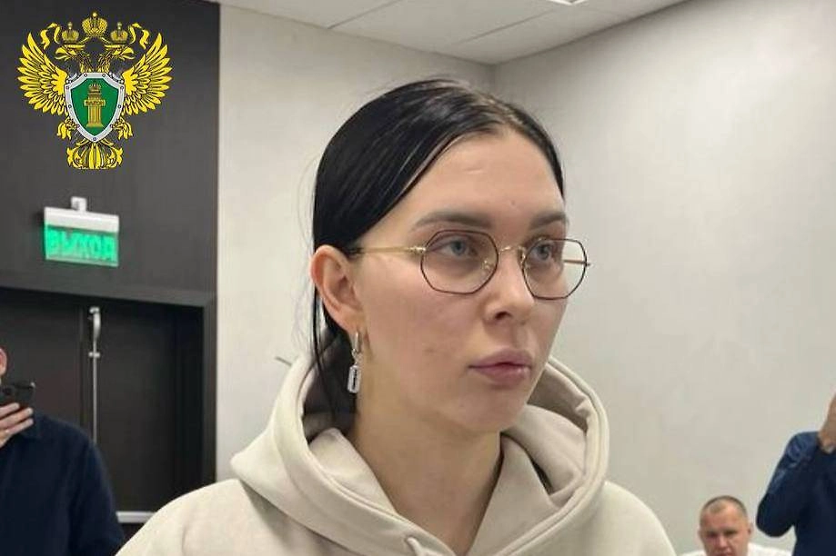 Яна Шевцова в суде. Фото © Пресс-служба прокуратуры Свердловской области