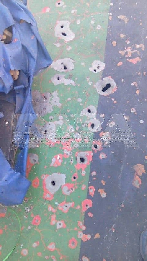 Последствия атаки танкера в Чёрном море. Фото © Telegram / Baza