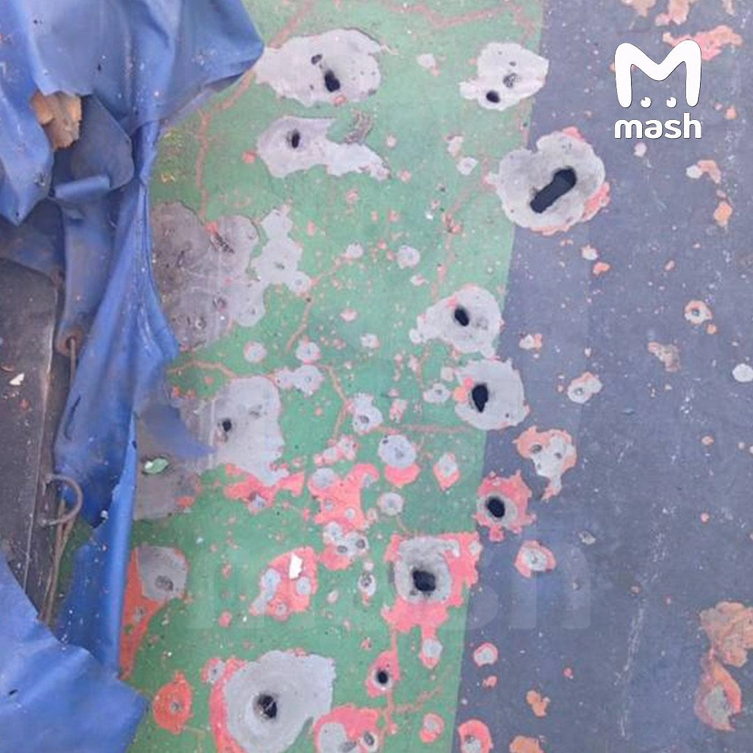 Последствия атаки ВСУ на танкер. Фото © Telegram / Mash