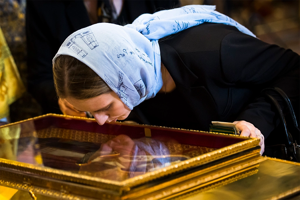 Молитвы Николаю Угоднику, Богородице и ангелу-хранителю за сына воина. Фото © ТАСС / Alexander Zemlianichenko