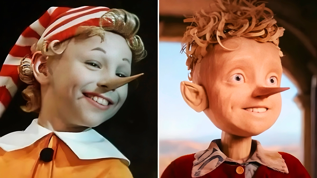 Буратино изменился до неузнаваемости: сравниваем персонажей разных эпох. Фото © Кадр из фильма «Приключения Буратино», режиссёр Леонид Нечаев, сценаристы Инна Веткина, Алексей Толстой / Kinopoisk, © Кадр из фильма «Буратино»