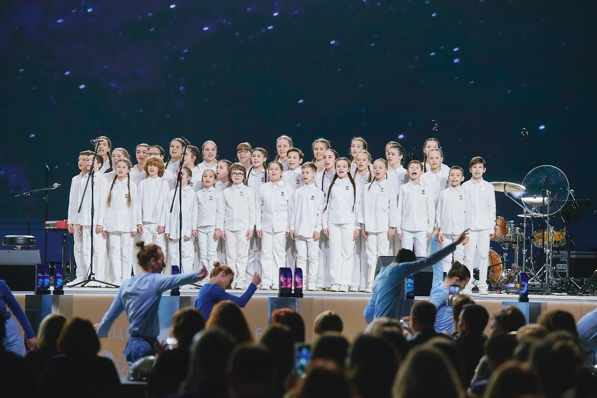 Детский хор. Фото © Предоставлено Life.ru пресс-службой мероприятия