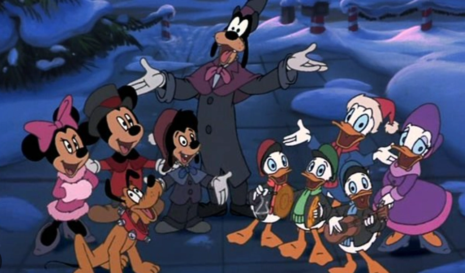Микки и Минни тоже встречают Новый год и Рождество. Фото © Кадр из фильма «Микки: Однажды под Рождество», режиссёр Джан Фалкенштейн и др. / Kinopoisk