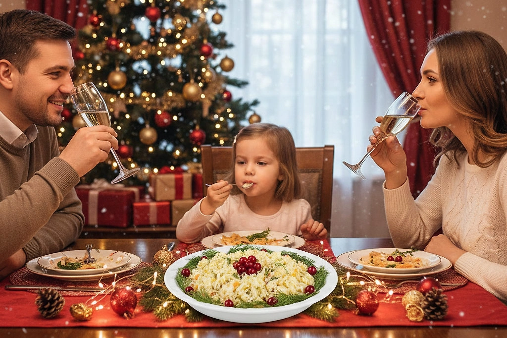 Что приготовить детям на 31 декабря: безопасные рецепты для праздника. Фото © Nano Banana AI