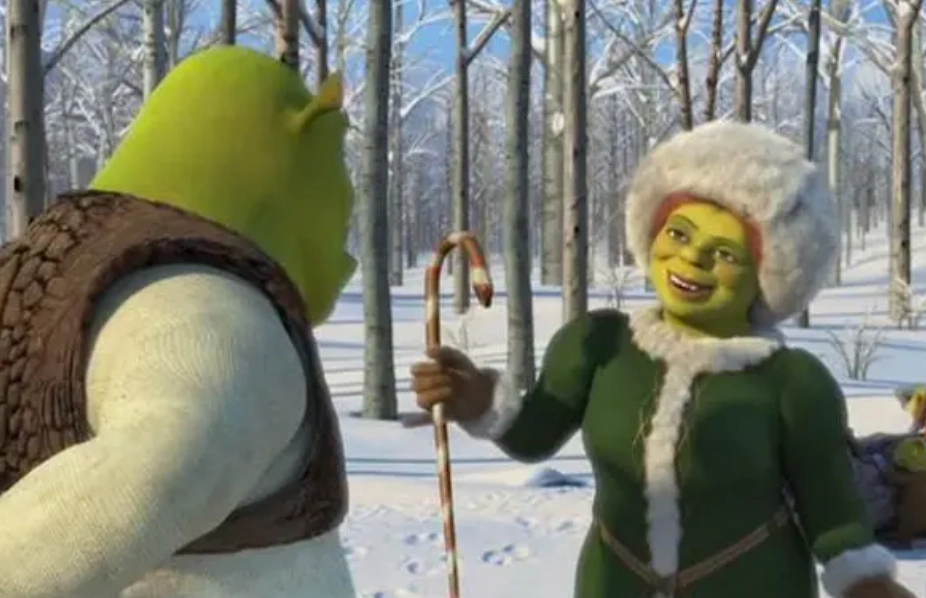 Шрек примерил на себя роль Деда Мороза. Фото © Кадр из фильма «Шрек мороз, зелёный нос», режиссёр Гари Труздейл / Kinopoisk