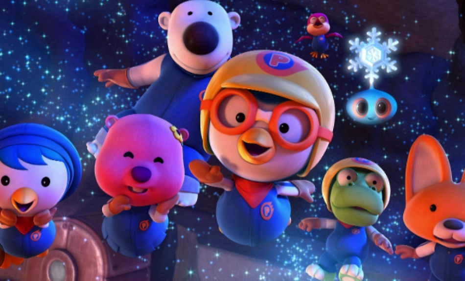 Пингвинёнок Пороро и его друзья в новогодней серии. Фото © Кадр из фильма «Пингвинёнок Пороро: Новогодние приключения», режиссёр Ким Иль-Хо и др. / Kinopoisk