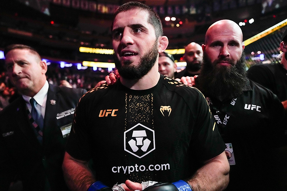 Ислам Махачев. Фото © ТАСС / AP / Yuki Iwamura