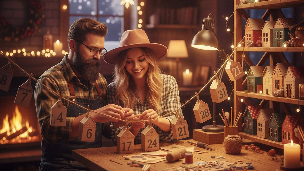 Как сделать адвент-календарь своими руками: 7 простых идей. Обложка © Nano Banana AI