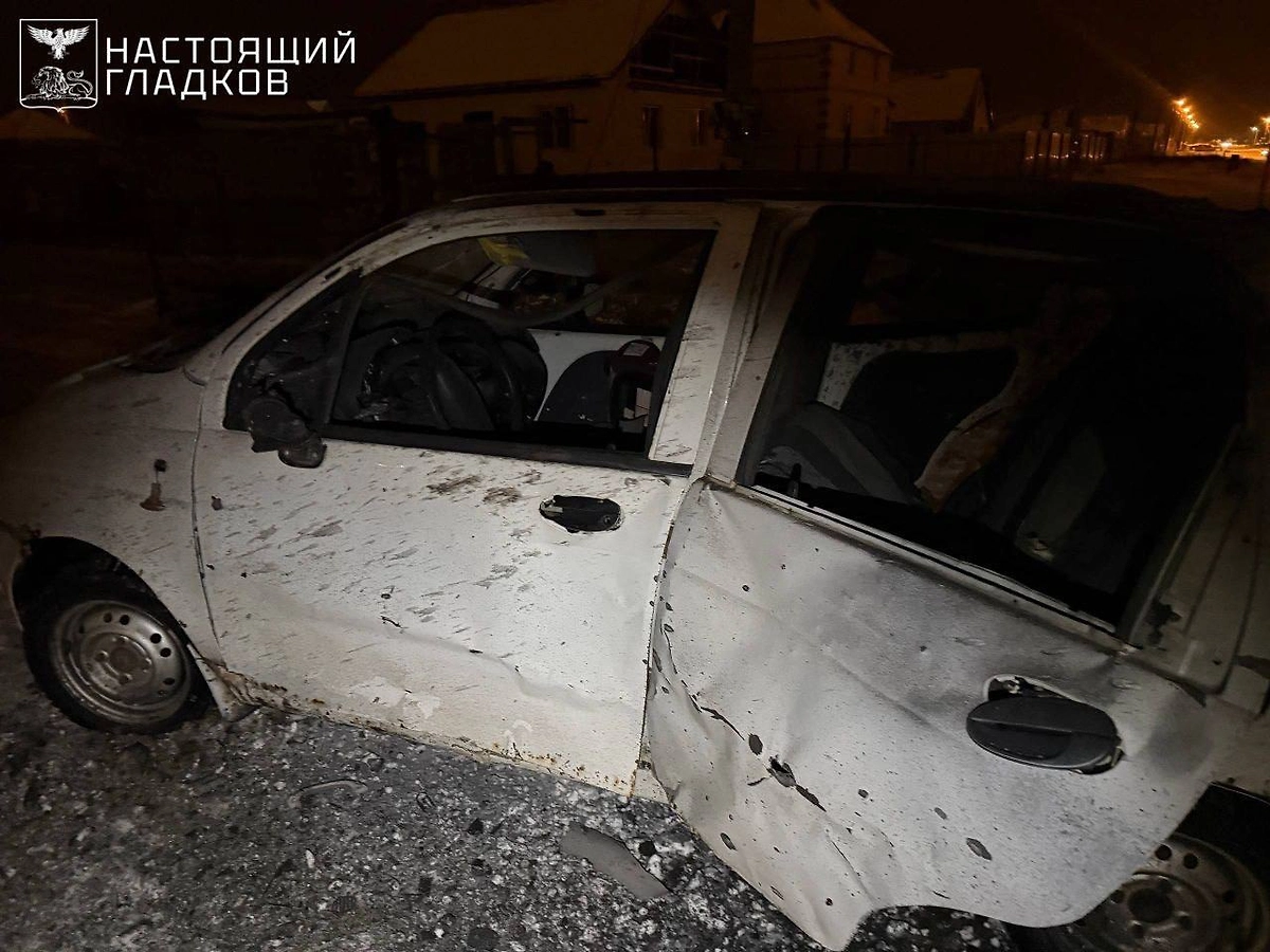 Последствия удара ВСУ по Белгородской области. Фото © Telegram / Настоящий Гладков